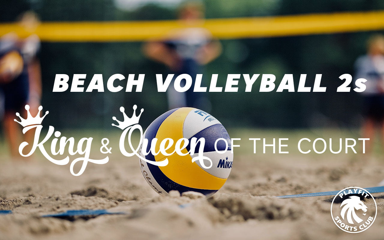 King & Queen of the Court beach volleyball games at Wimbledon Park beach volleyball courts